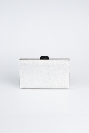 Silber Abendtasche Glitzernd SH801