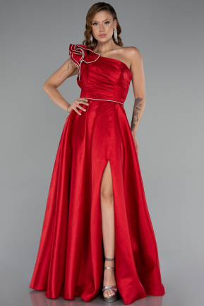 Rot Abendkleid Lang ABU4782