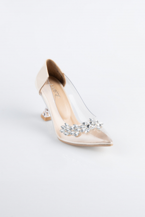 Stiletto Lackleder Hautfarben ABR1055