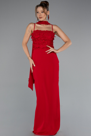 Abendkleid Lang Rot ABU5181