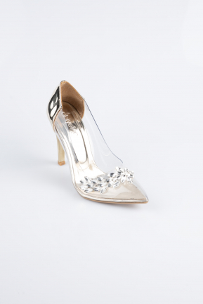 Party-Schuhe Lackleder Gold AB1150