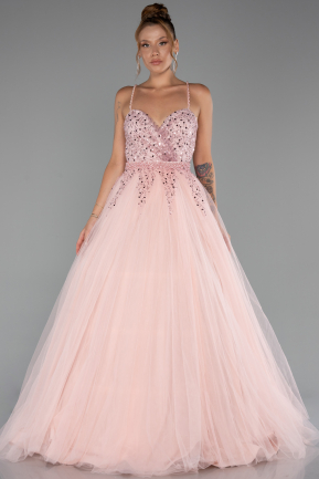 Abendkleid Lang Puder ABU5279