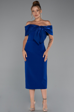 Sächsischblau Partykleid Midi ABK2263