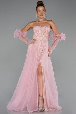 Abendkleid Lang Puder ABU5291