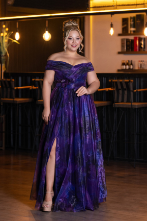 Abendkleid in Übergröße Lang Violette ABU5263