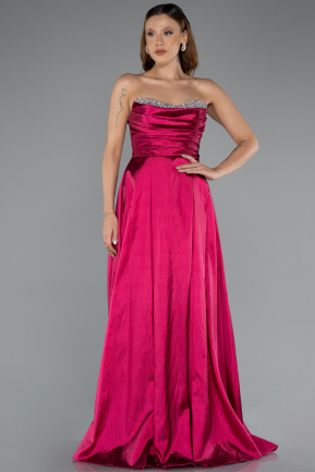 Abendkleid Lang Pflaume ABU4579