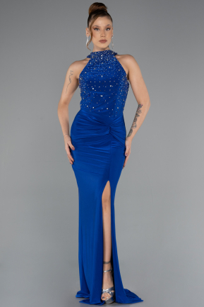 Abendkleid Lang Sächsischblau ABU5422