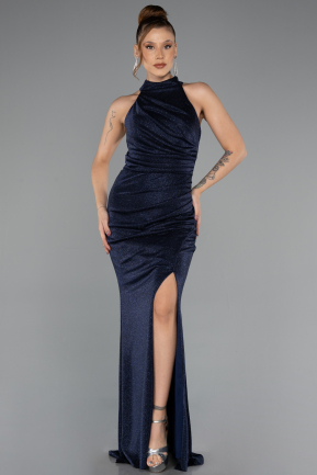 Abendkleid Lang Marineblau ABU5426