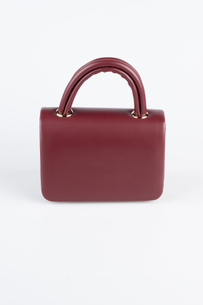 Weinrot Abendtasche Leder KC264
