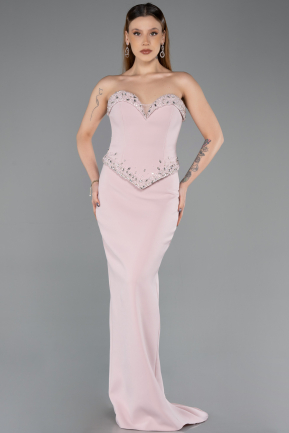 Abendkleid Lang Puder ABU5748