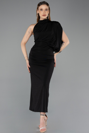Partykleid Midi Schwarz ABK2507