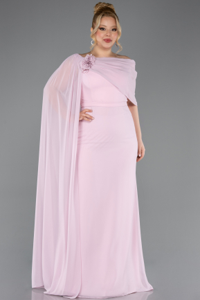 Puder Abendgarderobe İn Großen Größen Chiffon Lang ABU5419