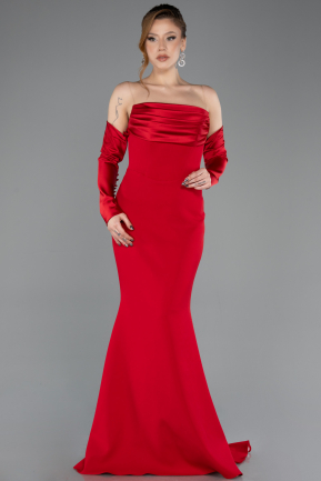 Abendkleid Lang Rot ABU4642