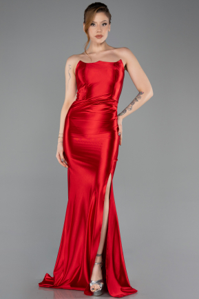Abschlusskleid Lang Rot ABU5707