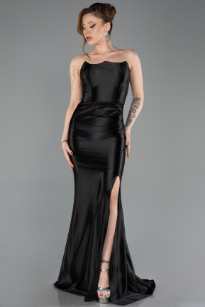 Abschlusskleid Lang Schwarz ABU5707