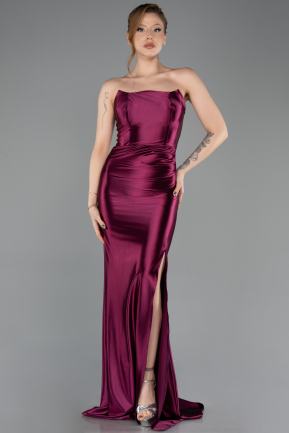 Abschlusskleid Lang Kirschrot ABU5707