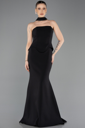 Abendkleid Lang Schwarz ABU5735