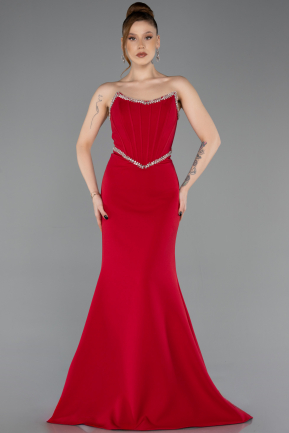 Abendkleid Lang Rot ABU5747