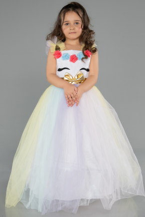 Abendkleid für Kinder Lang Rins ABU5908