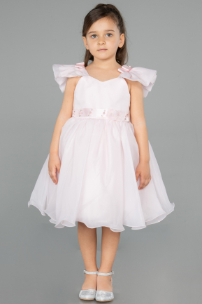 Abendkleid für Kinder Lang Puder ABU3722