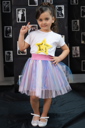 Mädchen T-Shirt Gelb ML4944
