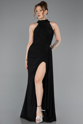 Abschlusskleid Lang Schwarz ABU5918