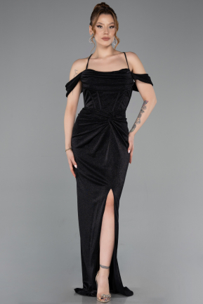 Abschlusskleid Lang Schwarz ABU5925