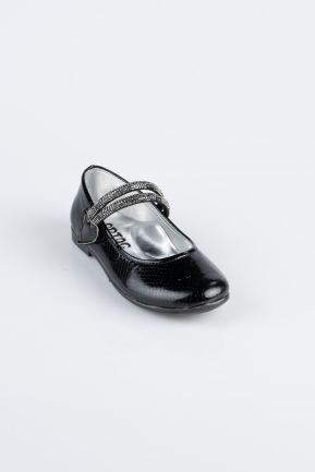 Kinder-Ballerina Gemustert Schwarz ORS3101