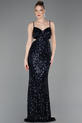 Abschlusskleid Lang Marineblau ABU5980