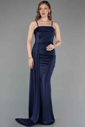 Abschlusskleid Lang Marineblau ABU5992