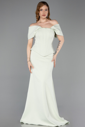 Abendkleid Lang Minzgrün ABU6002