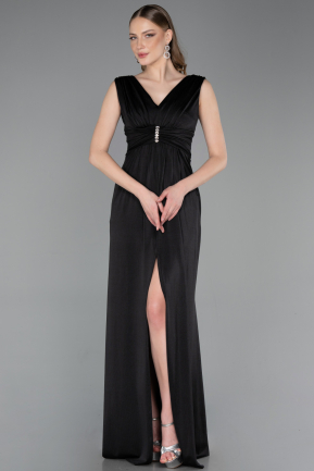 Abschlusskleid Lang Schwarz ABU6043