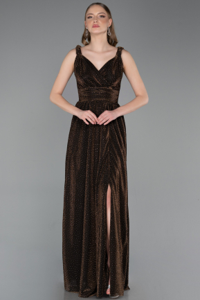Abschlusskleid Lang Kupfer ABU6045