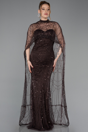 Braun Abendkleid Lang ABU4517