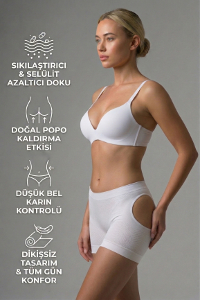Bauch & Taille Formendes Korsett Weiß EM2034