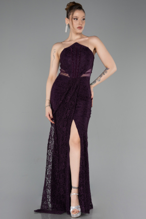 Abschlusskleid Lang Spitze Violette ABU6077