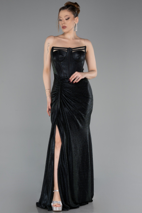 Smaragdgrün Abschlusskleid Lang ABU6111