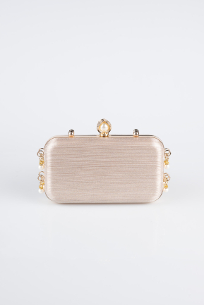 Abendtasche Laserschnitt Gold KC714
