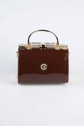 Braun Abendtaschen Lackleder KC170
