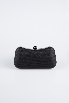 Abendtaschen Glitzernd Schwarz KC249