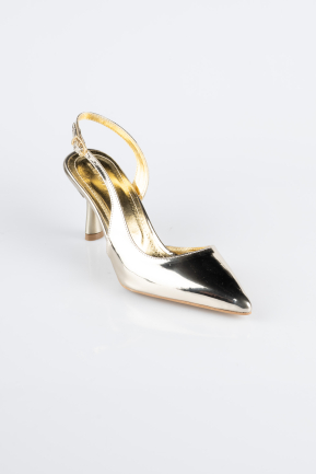 Party-Schuhe Gespiegelt Gold AB2102