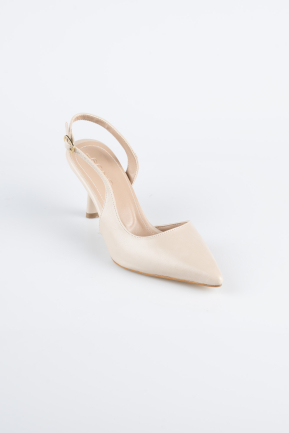 Stiletto Leder Hautfarben ABD2102