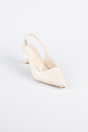 Stiletto Leder Hautfarben ABD2103