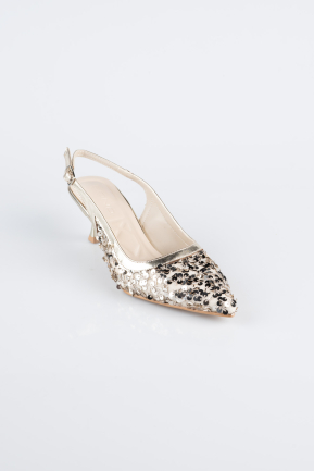 Stiletto Schuppig Gold ABP2107