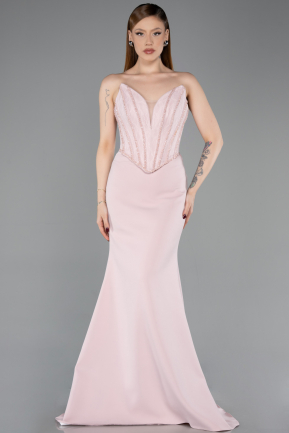 Puder Abendkleid Lang ABU5568