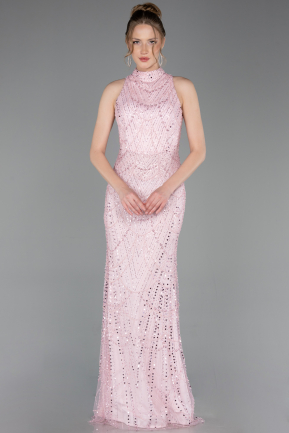 Puder Abendkleid Lang ABU4791