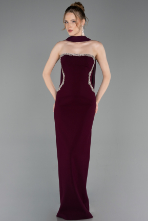 Violette Abendkleid Lang ABU6020