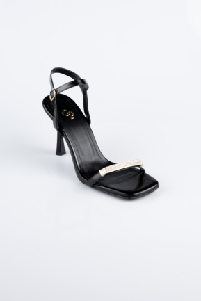 Party-Schuhe Leder Schwarz AB2117
