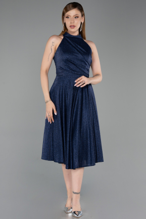 Partykleid Midi Marineblau ABK2638