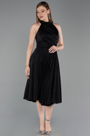 Partykleid Midi Schwarz ABK2638
